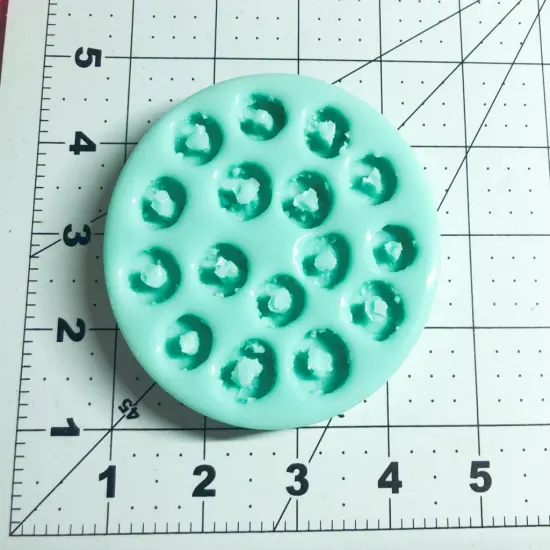 16Pc Fruit Rings cereal type Realistic Silicone Mold. For Wax | Embed | Soap | Resin Castings| Not Food Grade {2}