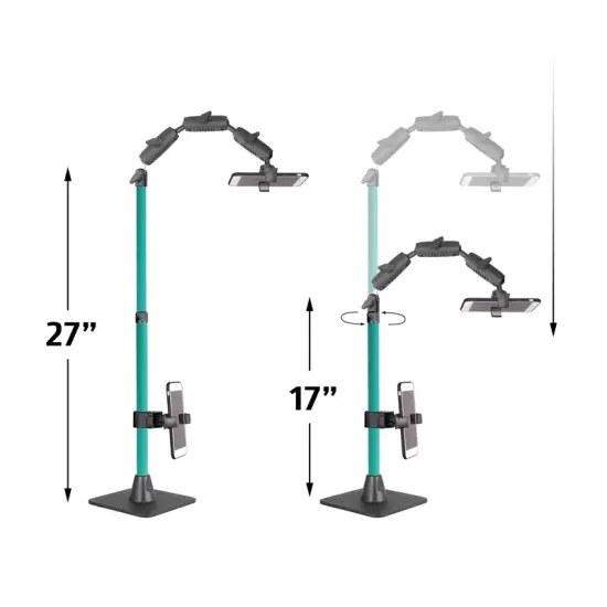 Cookie Decorator Projector Mount and Phone Holder by Arkon Mounts, Teal CDM2XMG5TL {4}