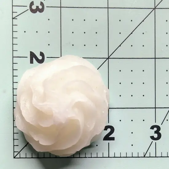 1pc Realistic Whipped Cream Dollop Silicone Mold| Food Shape Soap Mold | Whip Cream Dollop Shape Wax Candle Mold {3}