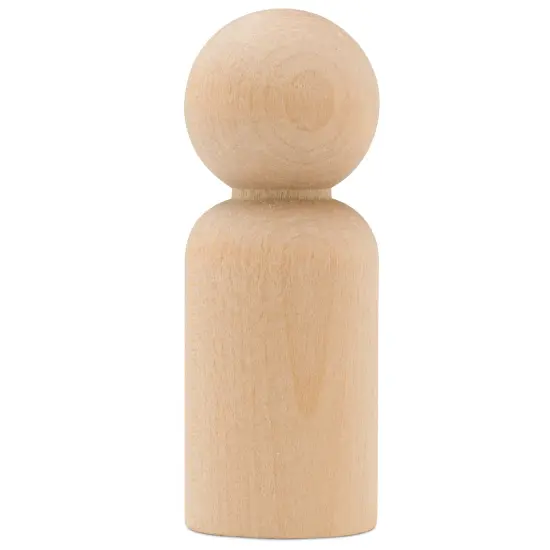 Wood Peg Doll People Unfinished Multiple Sizes Dad, for Crafts & Play | Woodpeckers {3}