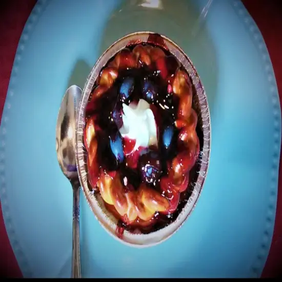 4 Inch Twined Pie Crust Topper {2}