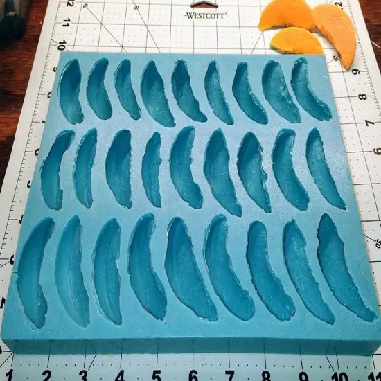 27 Slices Peach Silicone MEGA MOLD for Wax Melts | Candles | Resin Castings| BULK EMBEDS {2}