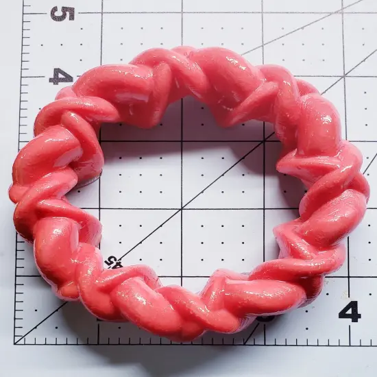 4 Inch Twined Pie Crust Topper {6}