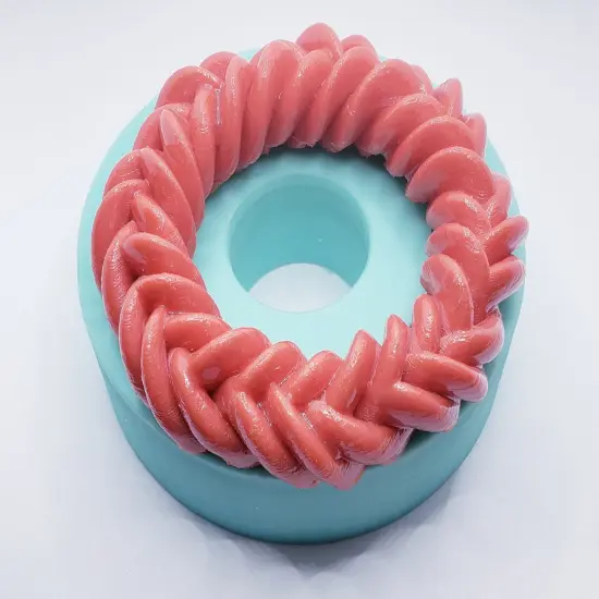 4 Inch Braided Pie Crust Topper {1}