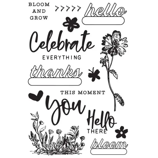 Simple Vintage Indigo Garden Stamps - Simple Stories {2}