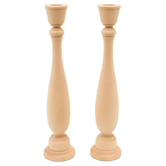 Wooden Candlestick Holders Set Multiple Sizes Available, Unfinished | Woodpeckers {6}