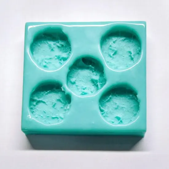 5pc Realistic Mini Chocolate Chip Cookies| Dessert Shape Silicone Mold| Soap| Candle | Mold for Wax| Mold for Resin {4}