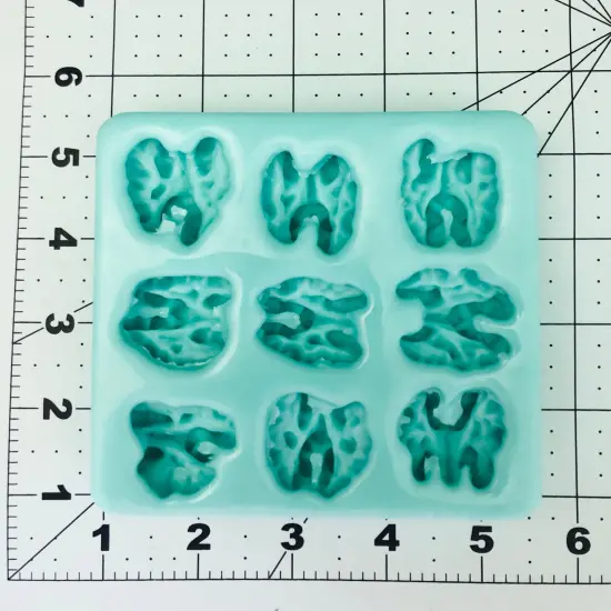 9pc walnuts Shape Silicone Mold | Realistic Food Shape ForSoap Embeds | Candle Embeds | Wax Melts Silicone Mold {4}