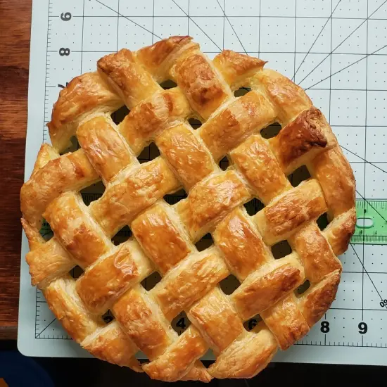 8" Lattice Pie Crust Topper| Pie Crust Shape Silicone Mold| Soap| Candle | Mold for Wax| Mold for Resin {3}