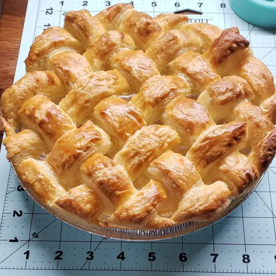 8" Lattice Pie Crust Topper| Pie Crust Shape Silicone Mold| Soap| Candle | Mold for Wax| Mold for Resin {2}