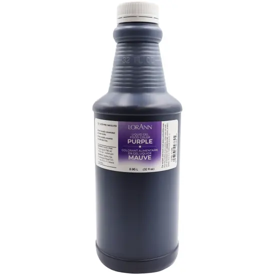 LorAnn Oils Purple Liquid Gel Food Color, 32 ounce {1}