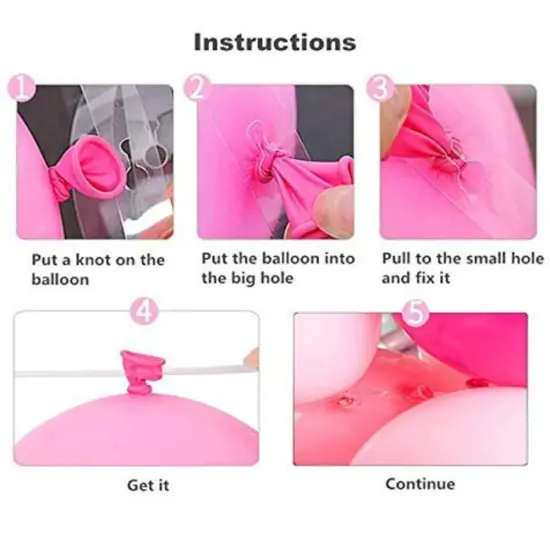 32ft Balloon Tape Strips 200 Dot Glue DIY Balloons Accessories Arch Garland {4}