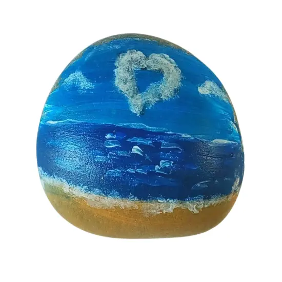 Beach Love Rock Painting Kit & Video Lesson {1}