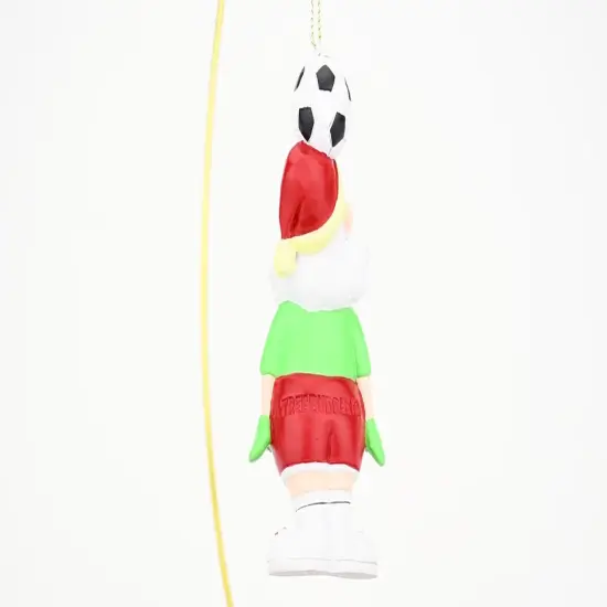 Soccer Santa Sports Christmas Ornament {6}