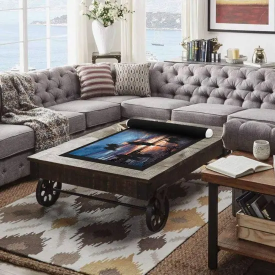 Jigsaw Puzzle Roll Mat Table Board Accessory for Puzzles Jigsaw Roll Up to 1500 Pieces {5}