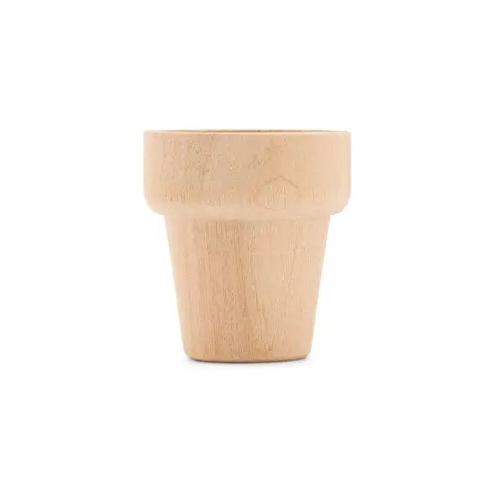 Small Craft Flower Pot, Multiple Sizes Available, Unfinished Wooden Flower Pot to Paint | Woodpeckers {2}