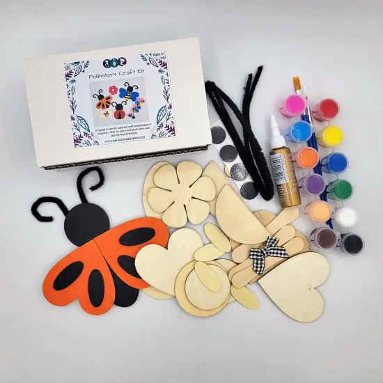 Ink and Trinket Kids Pollinator Craft Kit {2}