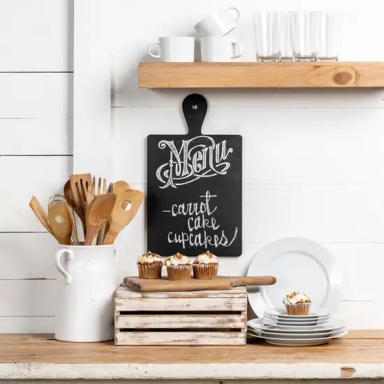 15.5 in. Unfinished Square Wooden Cutting Board {2}