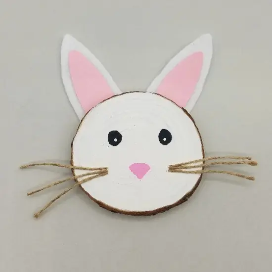 Ink and Trinket Kids Easter Bunny Craft, Natural Wood Painting Kit, Individually Wrapped {2}