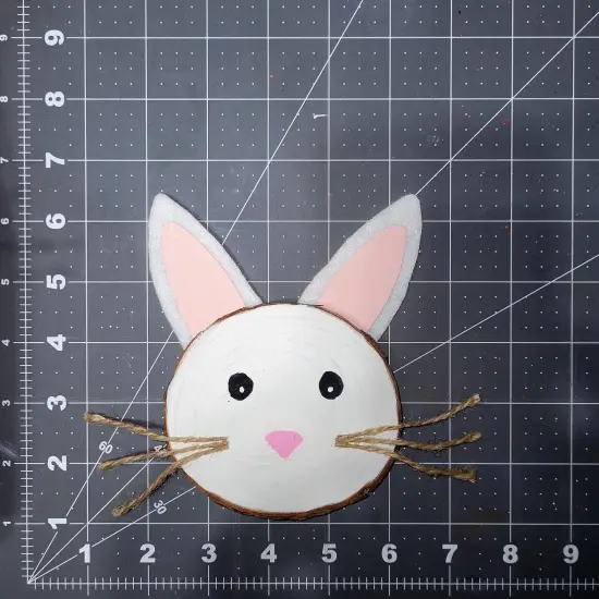 Ink and Trinket Kids Easter Bunny Craft, Natural Wood Painting Kit, Individually Wrapped {3}