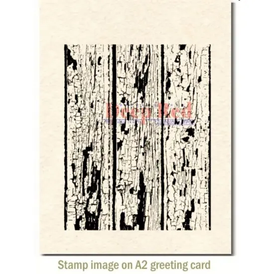 Deep Red Stamps Weathered Wall Background Rubber Cling Stamp 3.1 x 4.1 inches {3}