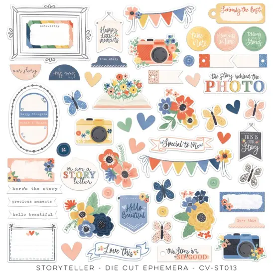 Storyteller Die Cut Ephemera - Cocoa Vanilla Studio {2}