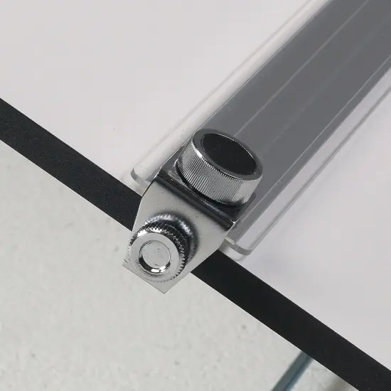 Pro-Draft Deluxe Adjustable Parallel Straightedge Board w/Adjustable Stand, White, 18" x 24" {3}