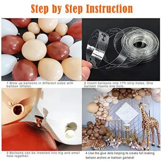 Coffee balloon arch kit Caramel balloon garland kit Boho Brown Beige Nude Balloons for Baby Shower Gender Reveal Wedding Birthday Party Decoration {4}