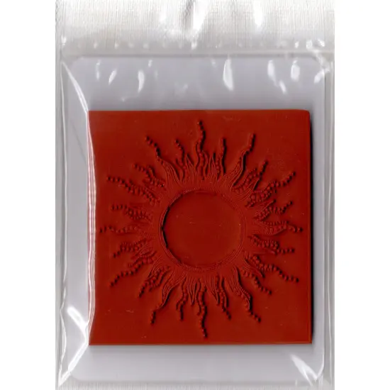 Deep Red Stamps Fiery Sun Rubber Cling Stamp 3.2 x 3.1 inches {3}