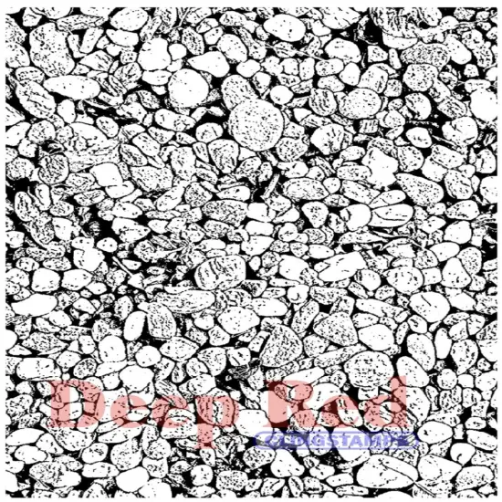 Deep Red Stamps Rocks Background Rubber Cling Stamp 3 x 4 inches {1}