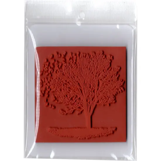 Deep Red Stamps Blackbird Tree Rubber Cling Stamp 3.2 x 3.2 inches {3}