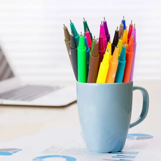 24 Dual Tip Brush Pen Art Markers Calligraphy Brush Pens Lettering Brush Fine Tip Marker Coloring Sketching Writing Journaling {2}