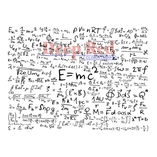 Deep Red Stamps Quantum Background Rubber Cling Stamp 4.2 x 3.1 inches {1}