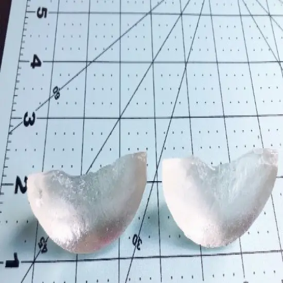 6pc Peach Slices Silicone Mold for Wax Melts | Candles | Resin Castings {3}