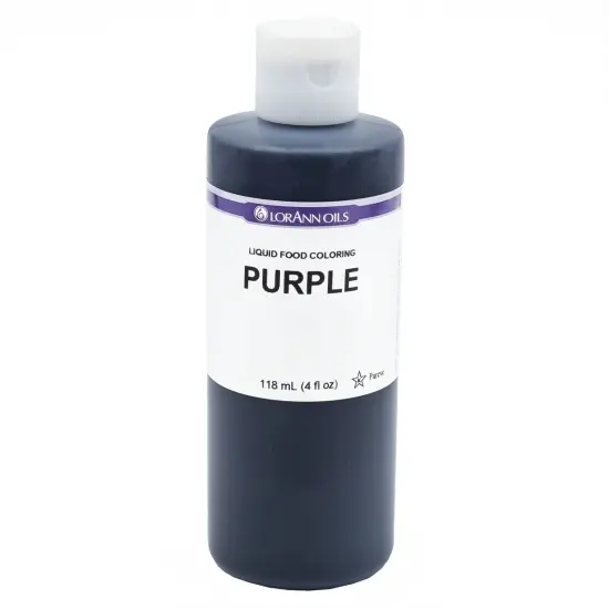 LorAnn Oils Purple Liquid Food Color, 4 ounce {1}