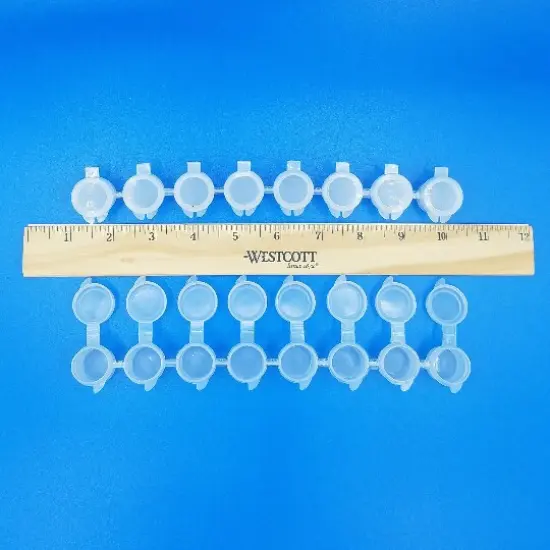 Empty Paint Pots, 5ml, 8 Pot Strips, Empty Paint Strips, Paint Storage {2}