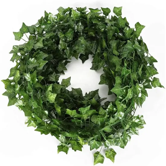 Decorative Ivy Vine 24pcs Artificial Greenery Vines Fake Leaves Ivy Garland {2}