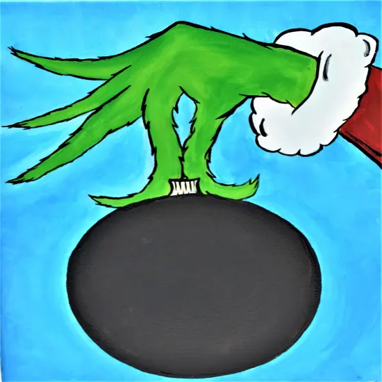 Christmas Paint Kit - Christmas Countdown Acrylic Painting Kit & Video Lesson, Art Gift Set, DIY Christmas Craft, Beginner Painting, Paint At Home, Paint Party {1}