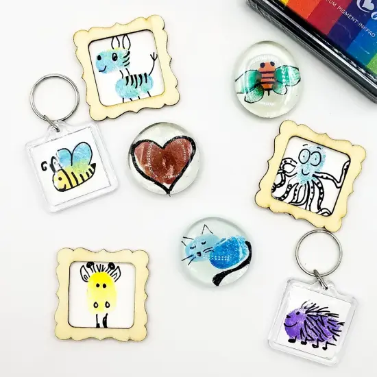 Fingerprint Art Craft Kit by Ink and Trinket Kids {1}