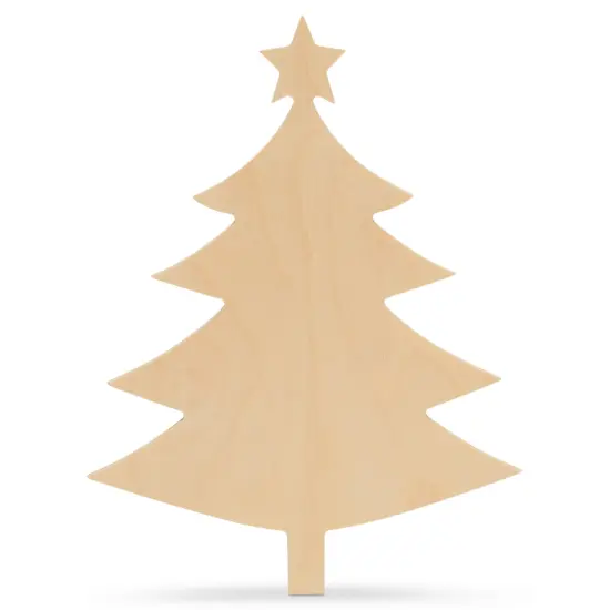 Christmas Tree Wood Cutout Unfinished Multiple Sizes Available, Crafts & Décor | Woodpeckers {1}