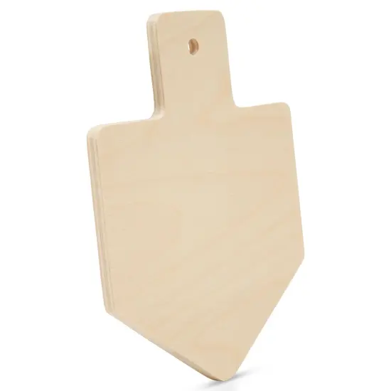 Wooden Hanukkah Dreidel Ornament 6" x 5" | Woodpeckers {2}