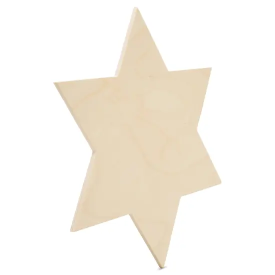 Wooden Star of David Cutout, Hanukkah & Jewish Star Decor | Woodpeckers {2}