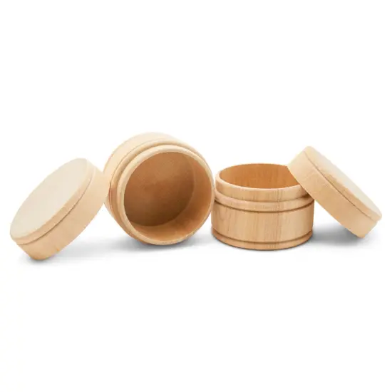 Mini Trinket Box 2-1/8", Unfinished Wooden Jewelry Box for Craft | Woodpeckers {6}