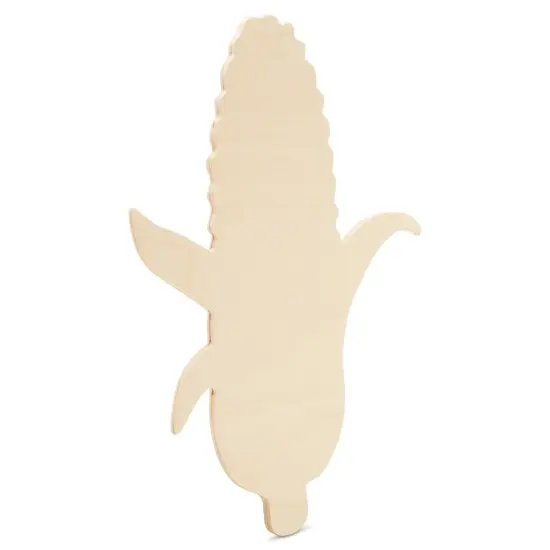 Corn on the Cob Wood Cutout 12"x9", Unfinished for Autumn Crafts | Woodpeckers {2}