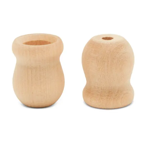 Bean Pot Candle Cups Multiple Sizes Available, Unfinished for Crafts | Woodpeckers {8}