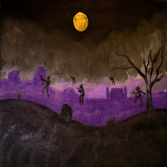 Halloween Paint Kit - Thrilling Dance Party Acrylic Painting Kit & Video Lesson, DIY Halloween Craft, Paint and Sip At Home, Paint Party {1}