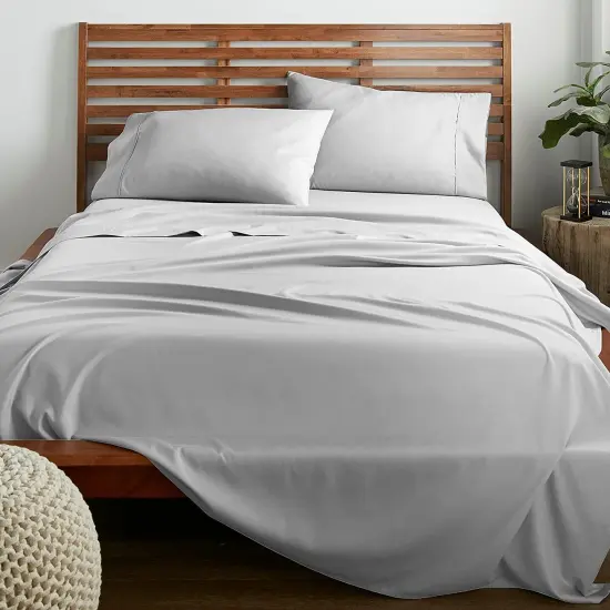 American Home Collection Ultra Soft 4 Piece Microfiber Bedding Sheets and Pillowcase Set Lightweight and Wrinkle Free Grey {1}