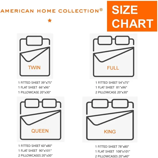 American Home Collection Ultra Soft 4 Piece Microfiber Bedding Sheets and Pillowcase Set Lightweight and Wrinkle Free Tan {5}