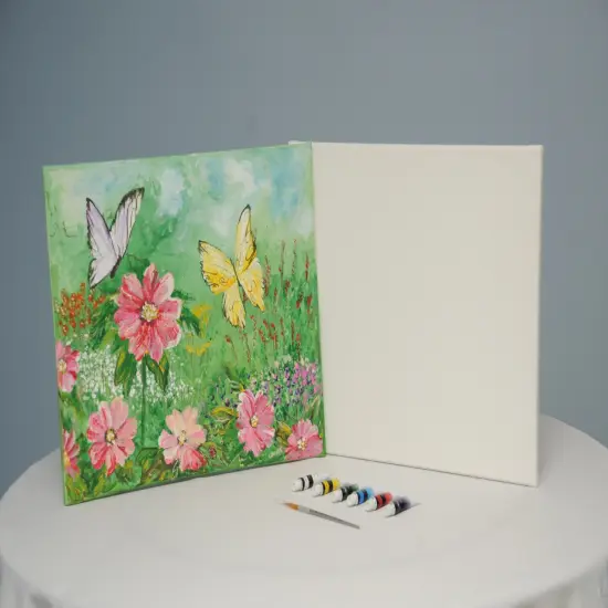 Paint Kit - The Secret Garden Acrylic Fingerpainting Kit & Video Lesson, Art Gift Set, DIY Craft, Painting Gift Set, Paint At Home, Paint Party {2}