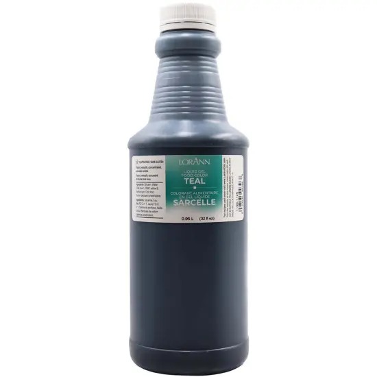 LorAnn Oils Teal Liquid Gel Food Color, 32 ounce {1}